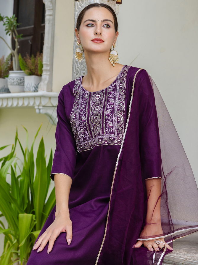 Aadhya Cotton Embroidery Kurti With Bottom Dupatta Wholesale Price In Surat